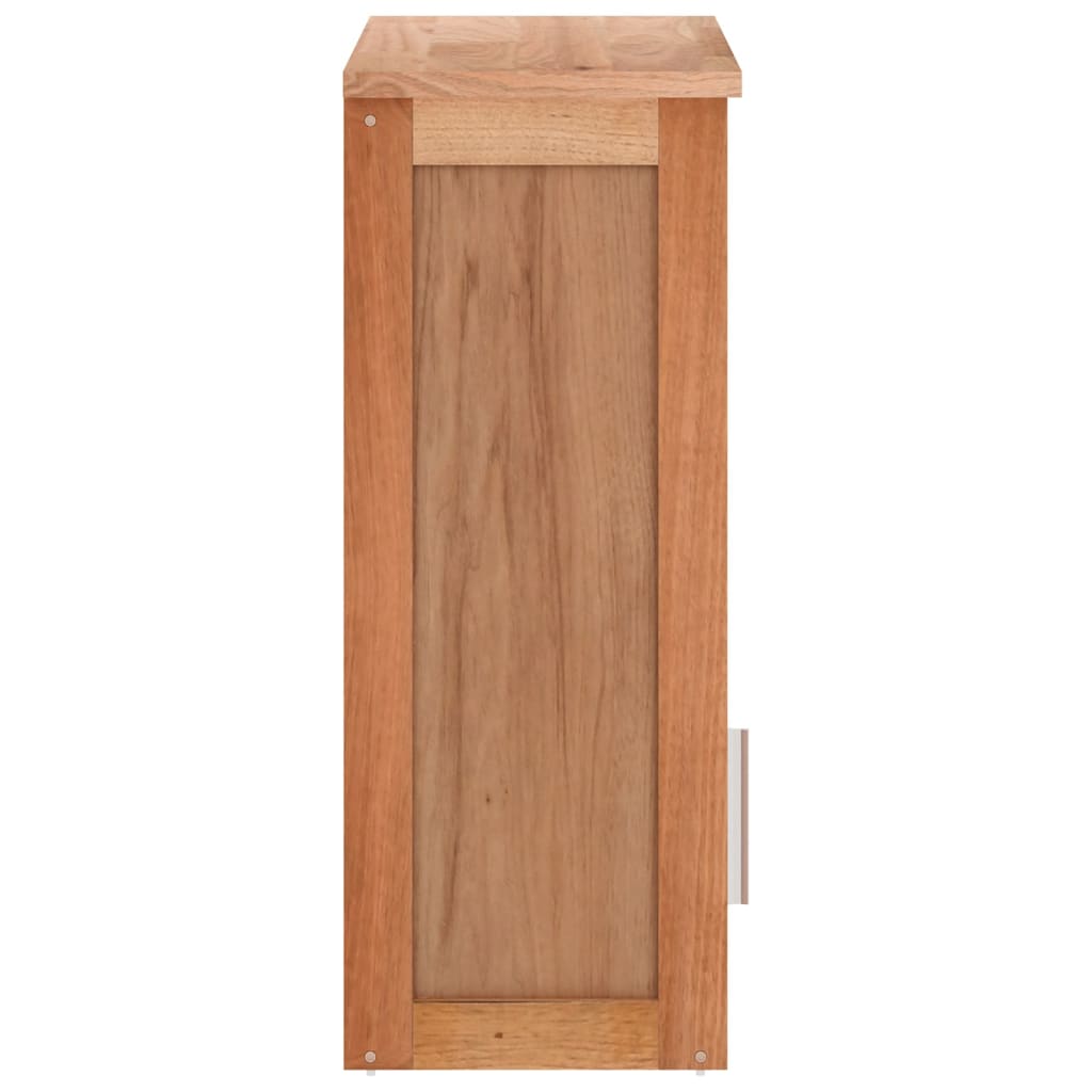 vidaXL Nástenná kúpeľňová skrinka 42x23x60 cm masívne orechové drevo