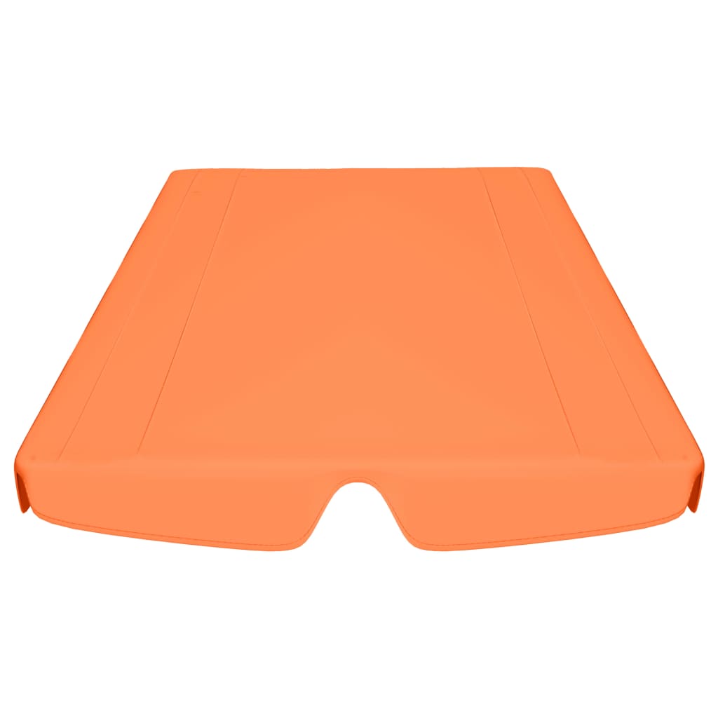 vidaXL Náhradná strieška na hojdačku, oranžová 150/130x105/70 cm