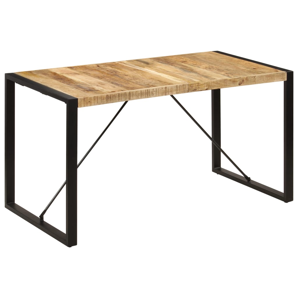 vidaXL Jedálenský stôl z mangovníkového dreva 140x70x75 cm