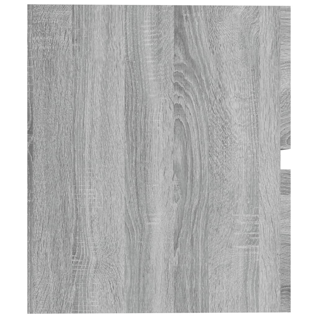 vidaXL Umývadlová skrinka sivá sonoma 60x38,5x45 cm spracované drevo