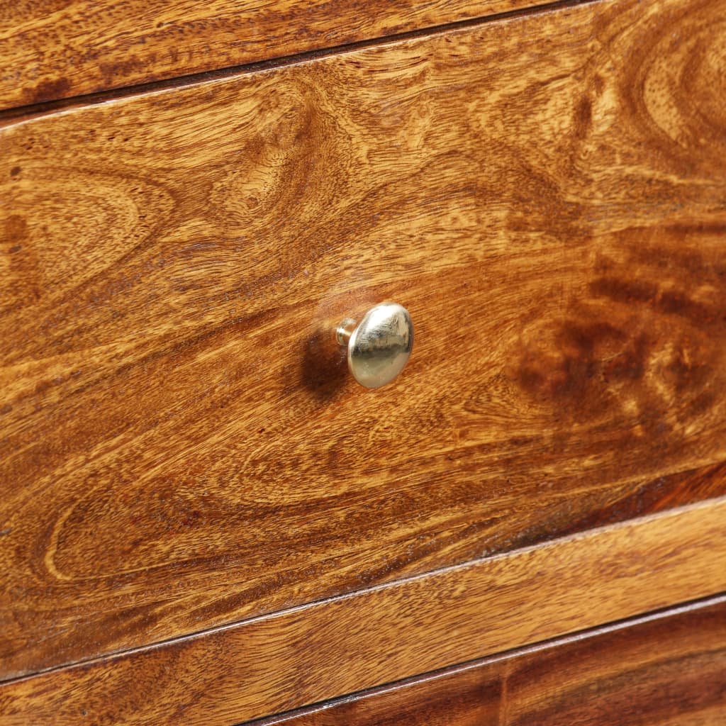 vidaXL Bočná skrinka, masívne sheeshamové drevo, 60x35x76 cm