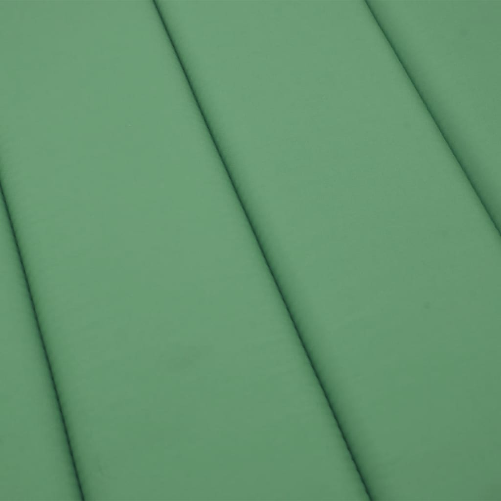 vidaXL Podložka na ležadlo, zelená 200x70x3 cm, oxfordská látka
