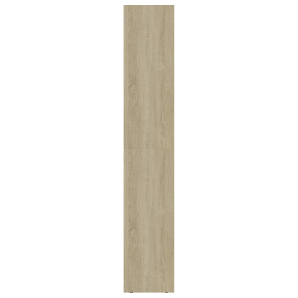 vidaXL Knižnica, dub sonoma 36x30x171 cm, kompozitné drevo