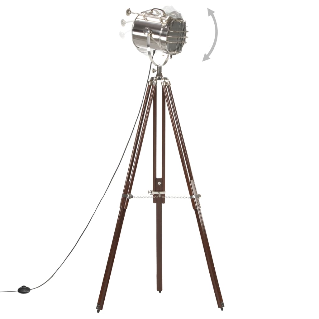 vidaXL Lampa na statíve, mangový masív 180 cm