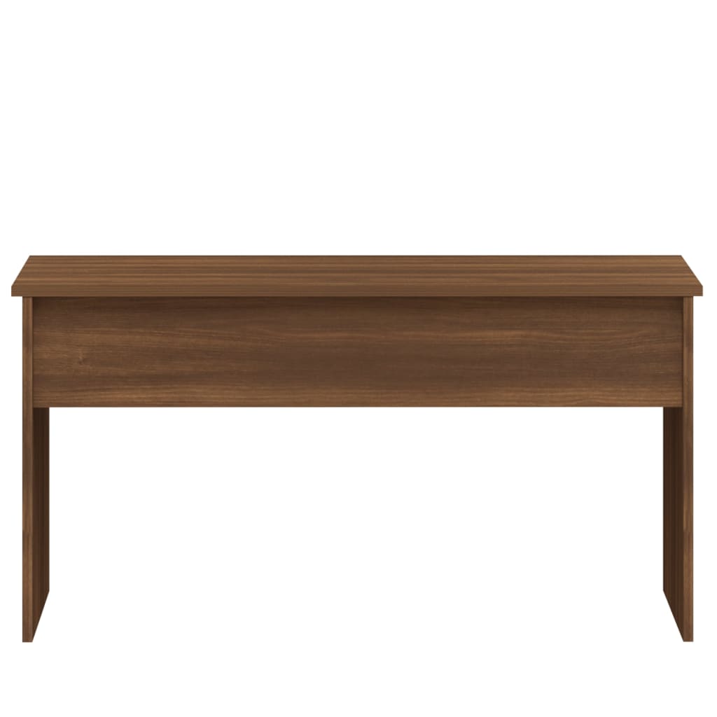 vidaXL Konferenčný stolík hnedý dub 102x50,5x52,5 cm spracované drevo