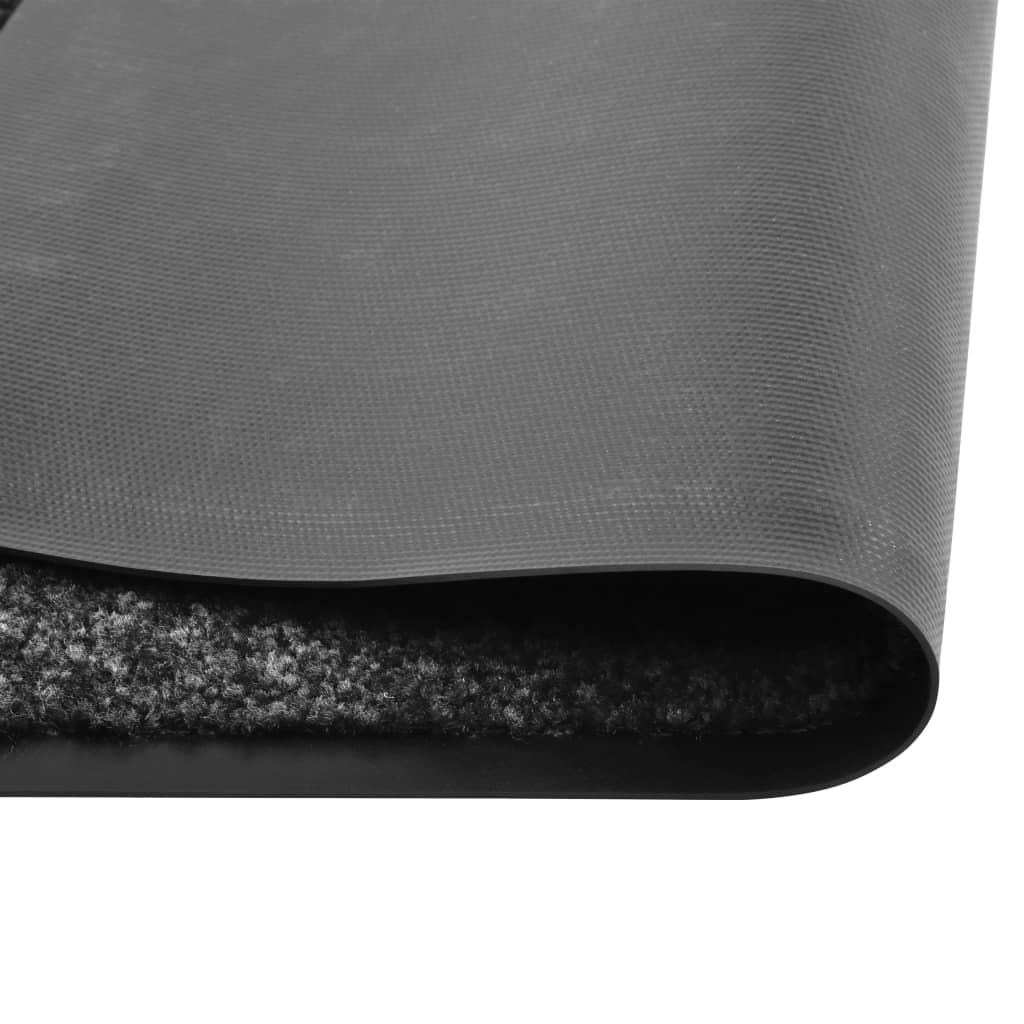 vidaXL Rohožka, prateľná, čierna 40x60 cm