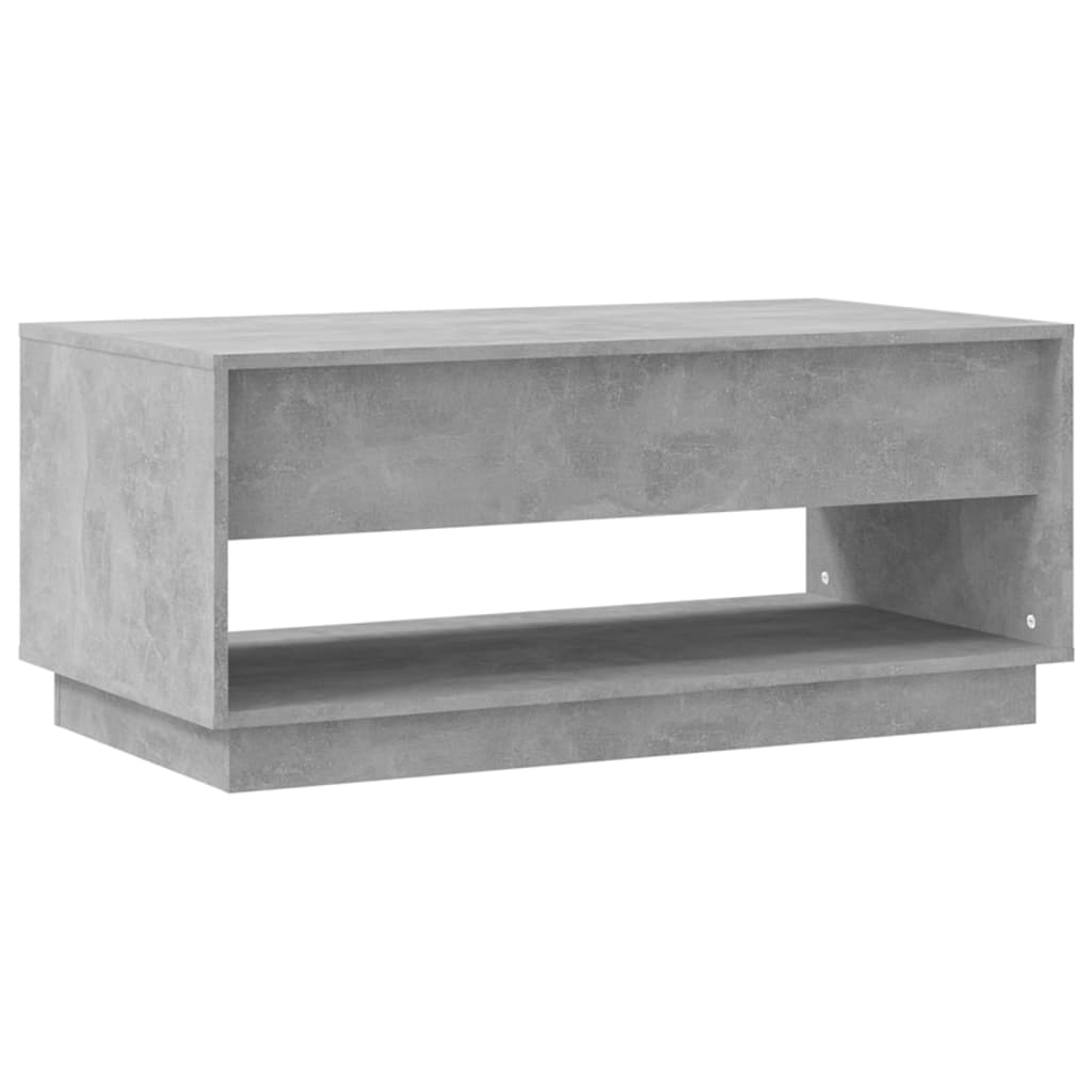 vidaXL Konferenčný stolík sivý 102,5x55x44 cm drevotrieska