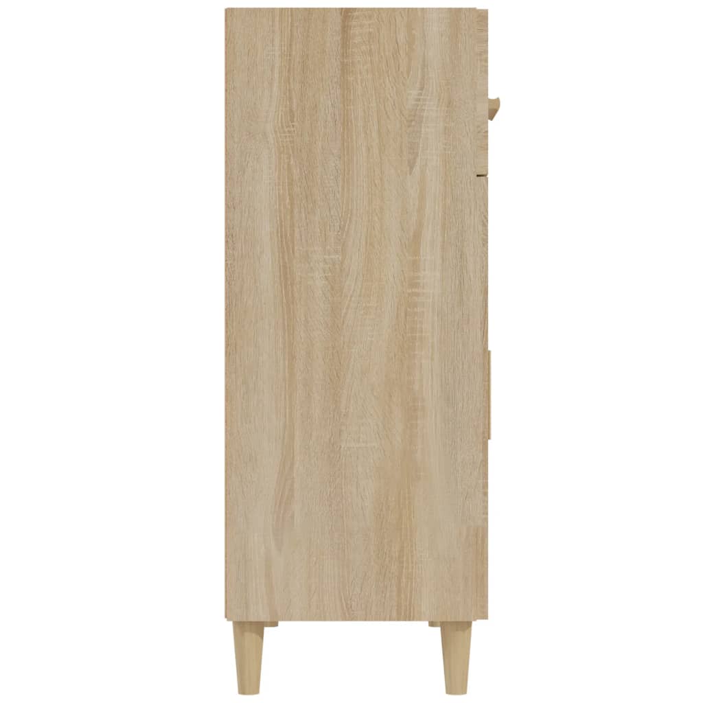vidaXL Komoda dub sonoma 69,5x34x89 cm spracované drevo