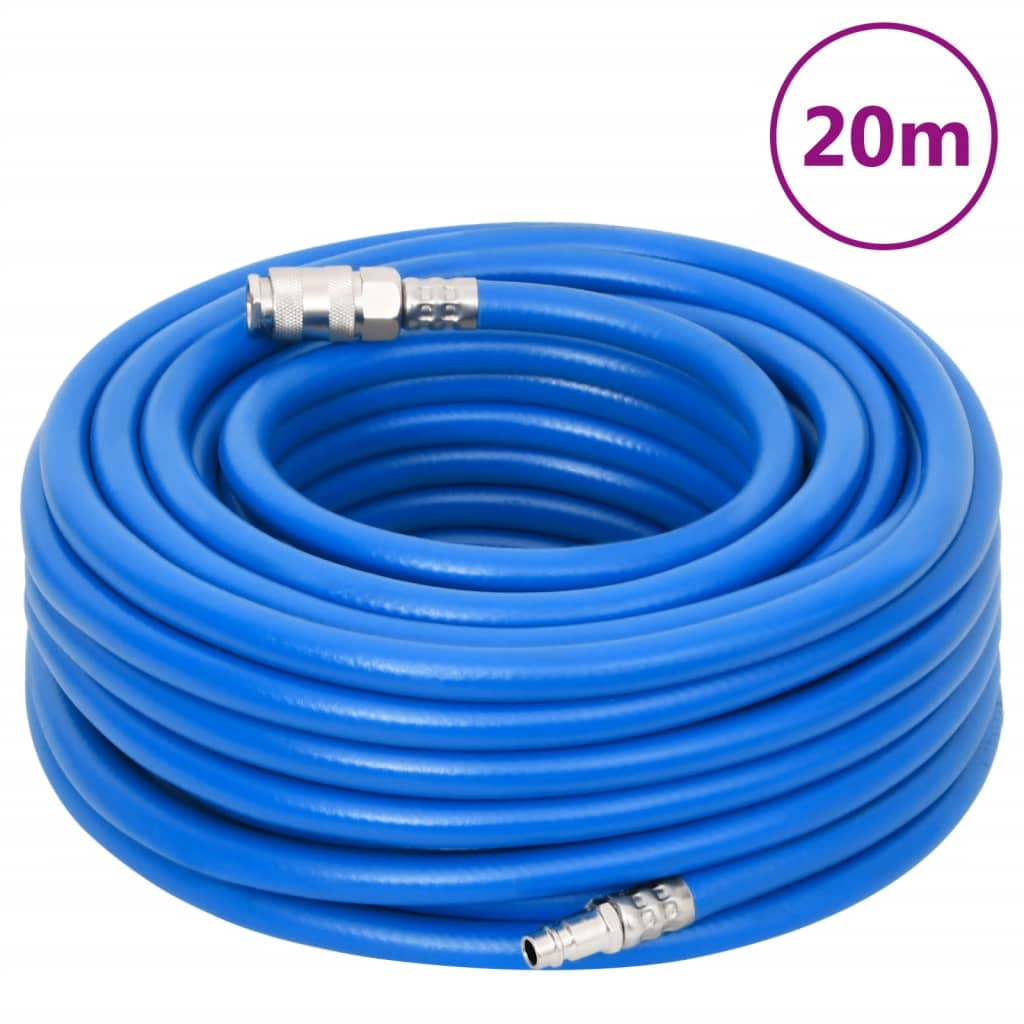 vidaXL Vzduchová hadica, modrá 0,6" 20 m, PVC