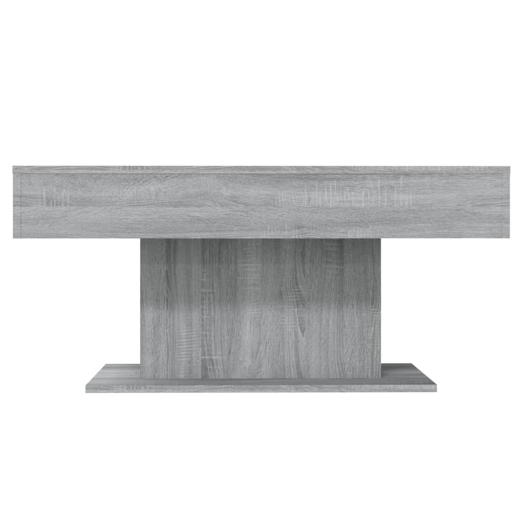 vidaXL Konferenčný stolík sivý dub sonoma 96x50x45 cm spracované drevo
