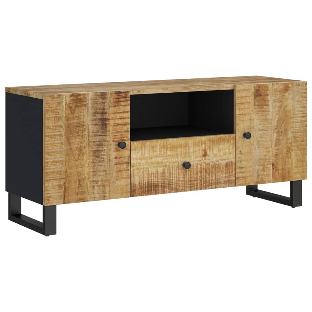 vidaXL TV skrinka 105x33,5x46 cm masívny mangovník a spracované drevo