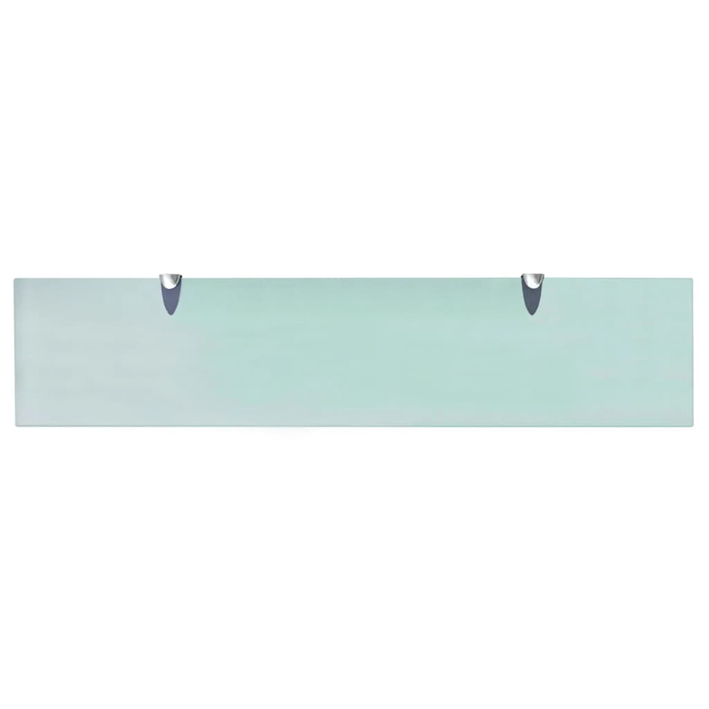 vidaXL Nástenná sklenená polička, 90x20 cm, 8 mm
