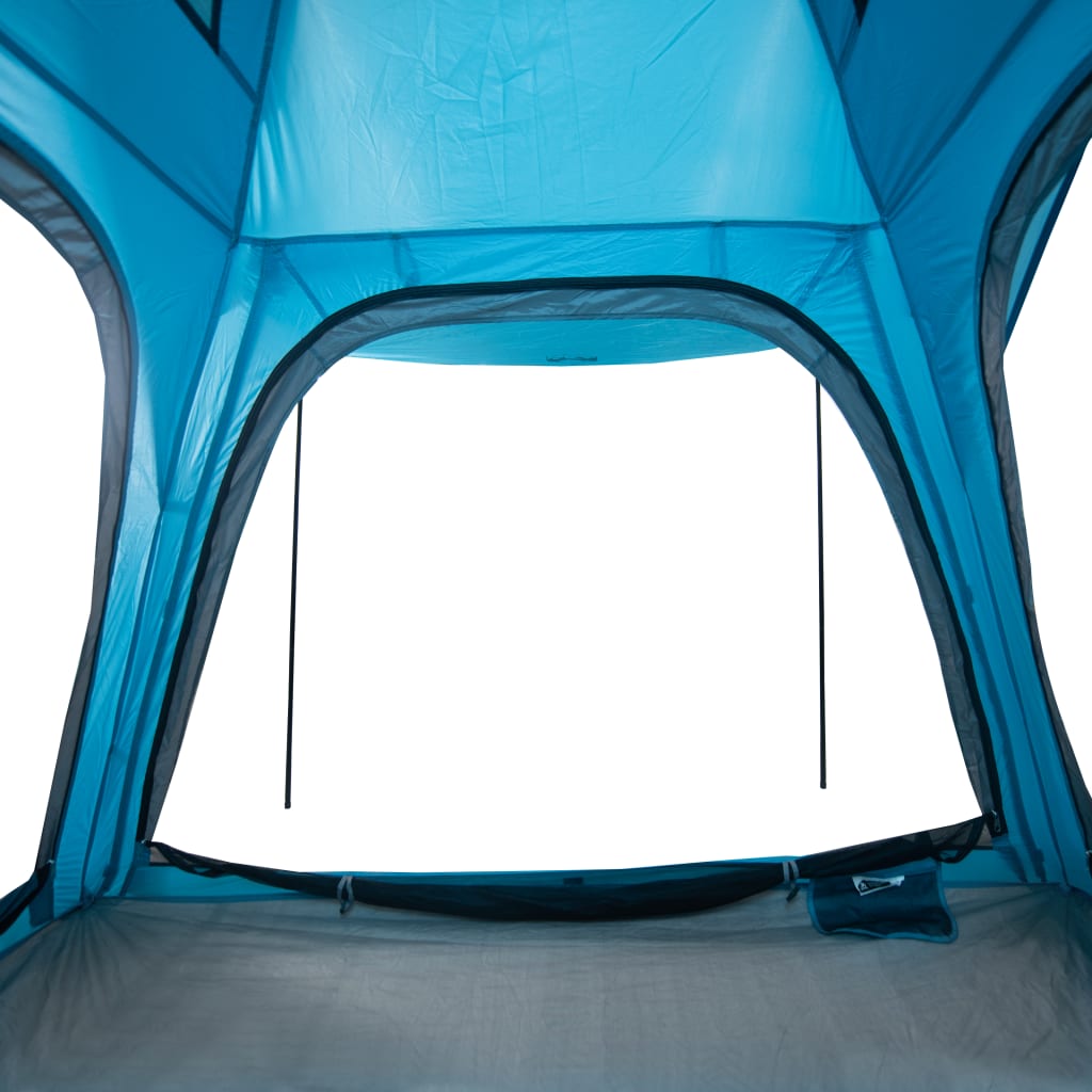 vidaXL Kempingový stan, 4 osoby, modrý, rýchloupínací, vodoodolný