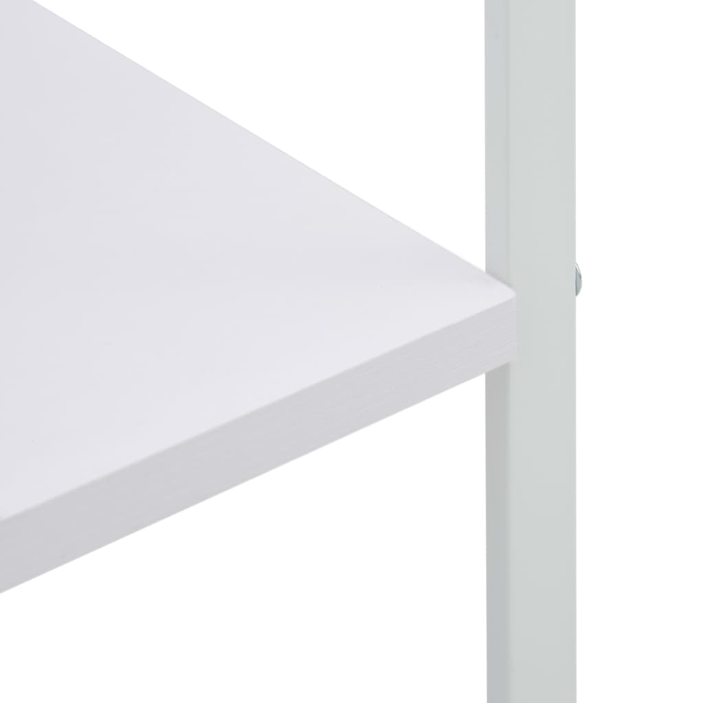 vidaXL Skrinka na mikrovlnku, biela 60x39,6x79,5 cm, kompozitné drevo