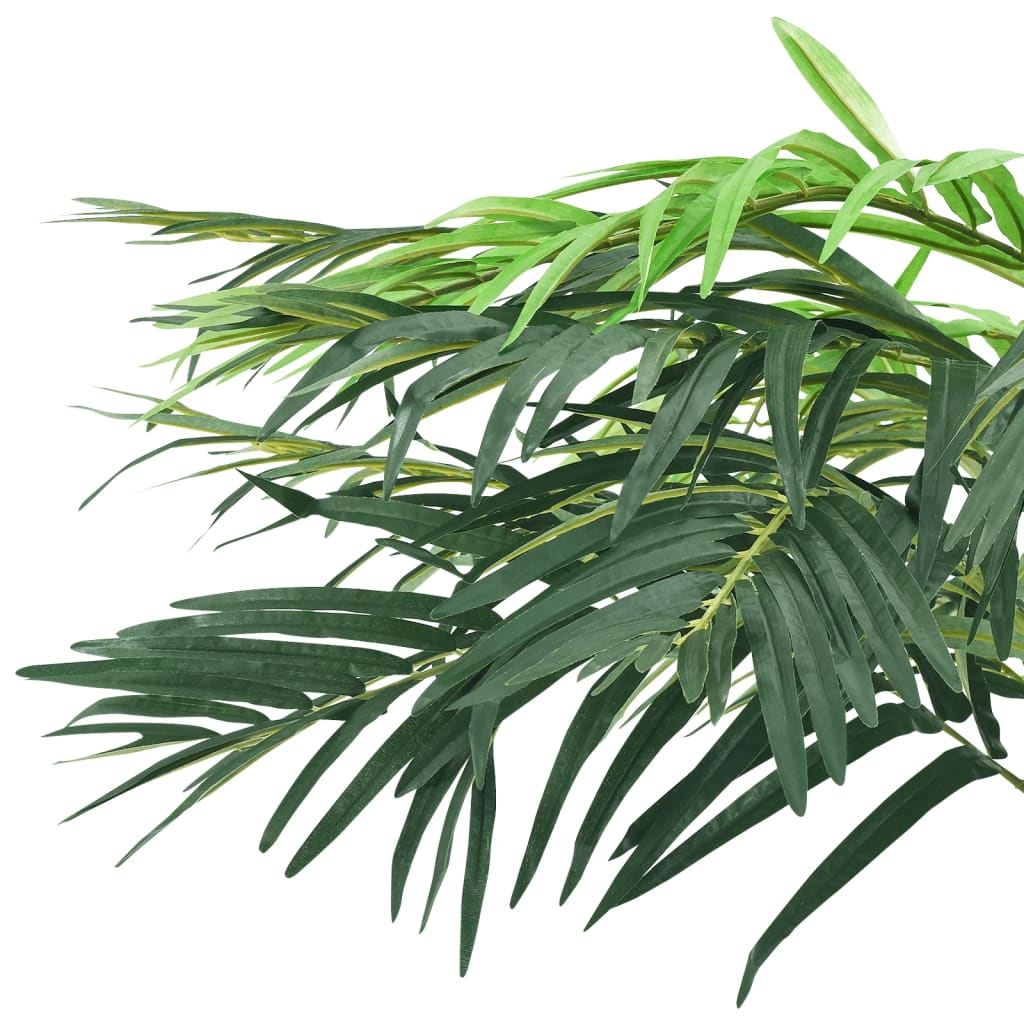vidaXL Umelá palma Phoenix s kvetináčom 215 cm zelená