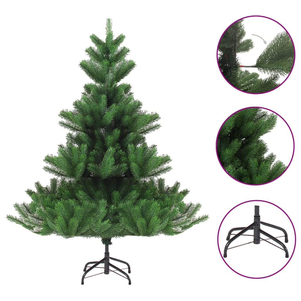 vidaXL Umelý vianočný stromček jedľa Nordmann zelený 150 cm