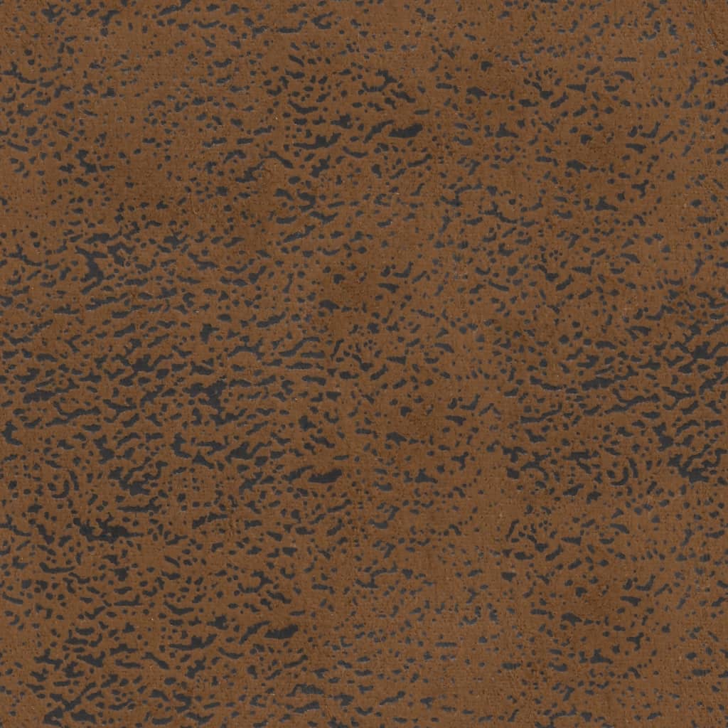 vidaXL Lavica s vankúšmi hnedá 120,5x65x75 cm umelá semišová koža