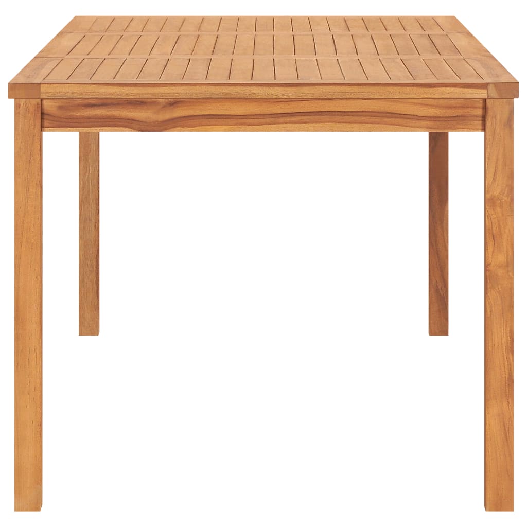 vidaXL Záhradný jedálenský stôl 180x90x77 cm teakový masív