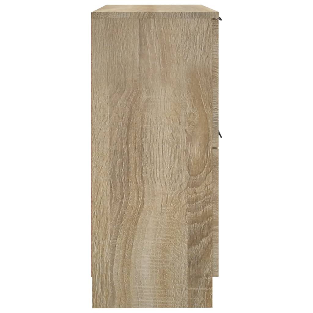 vidaXL Komody 2 ks dub sonoma 30x30x70 cm spracované drevo