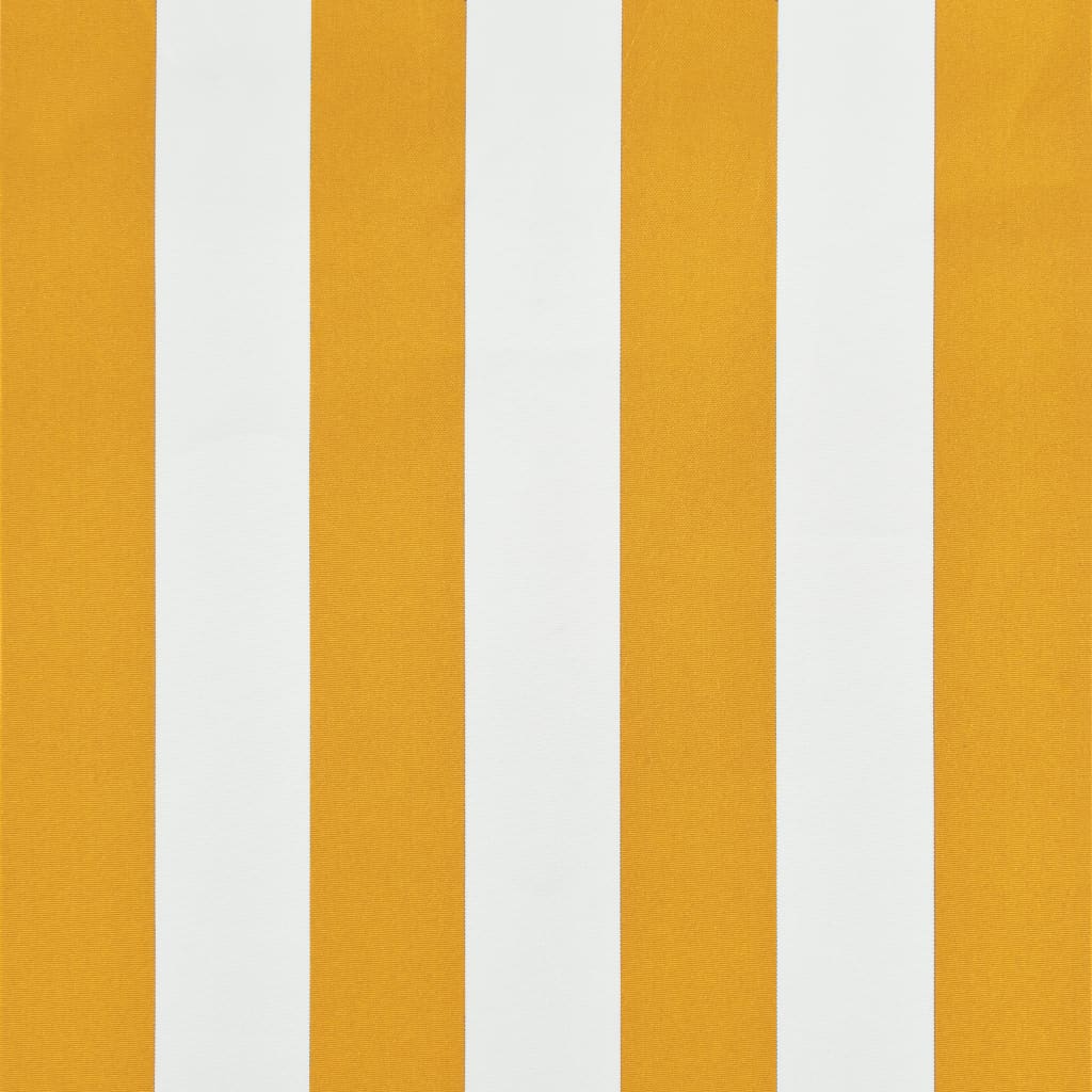 vidaXL Zaťahovacia markíza 100x150 cm žltá a biela