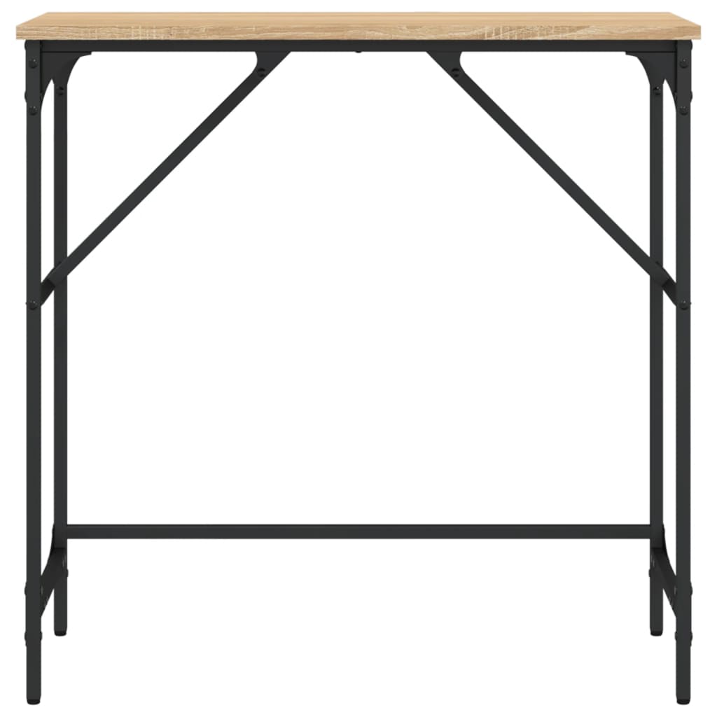 vidaXL Konzolový stolík dub sonoma 75x32x75 cm kompozitné drevo