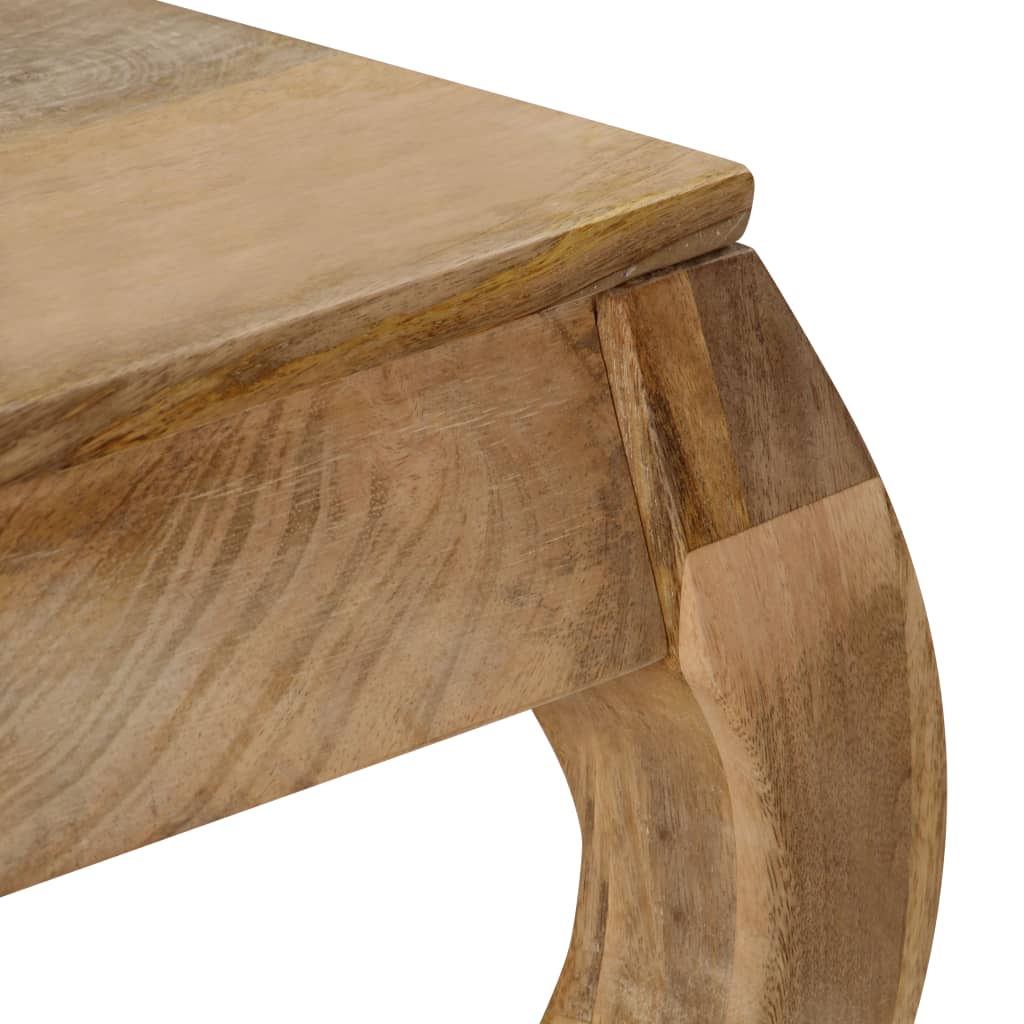 vidaXL Konferenčný stolík 80x80x40 cm masívne mangovníkové drevo