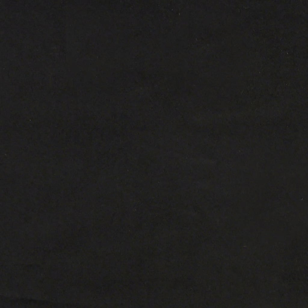 vidaXL Lavička s operadlom čierna 119,5x64,5x75 cm zamat