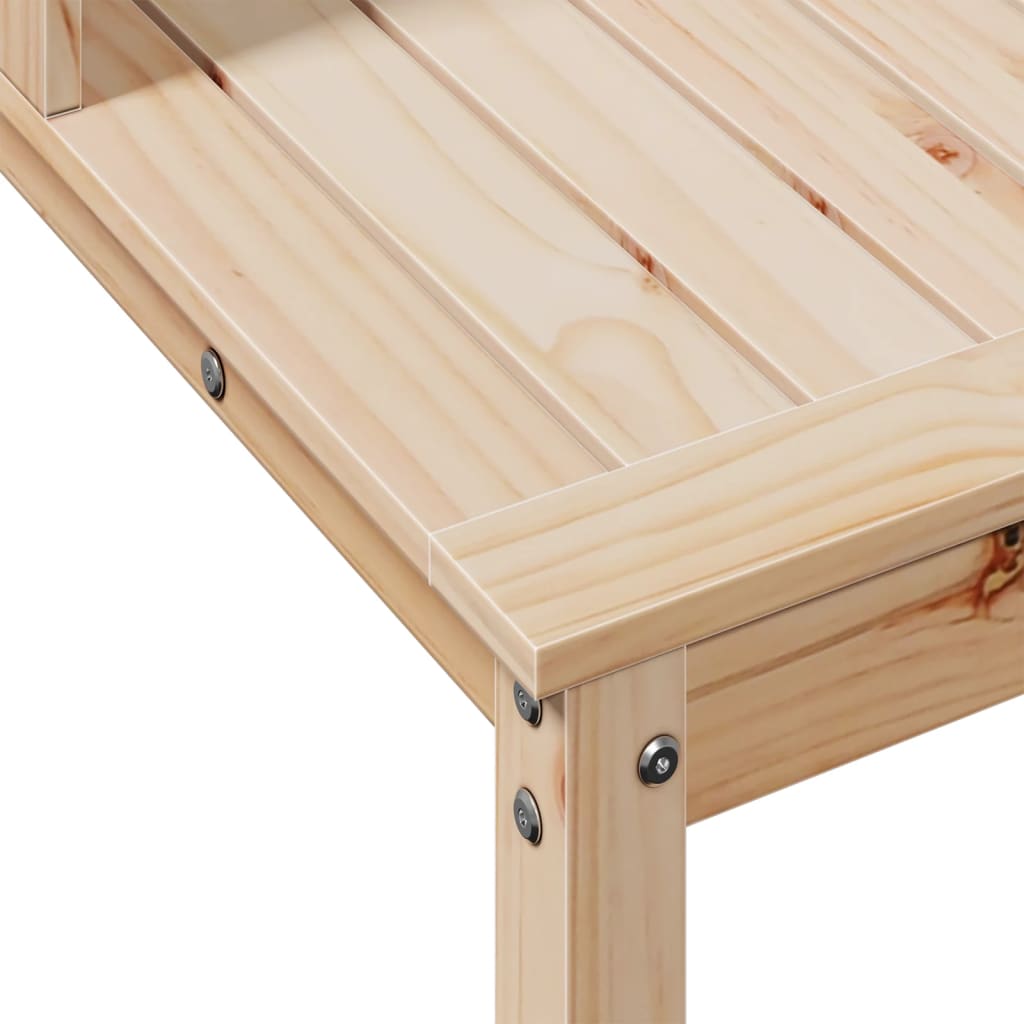 vidaXL Stôl na presádzanie s policami 82,5x50x109,5cm masívna borovica