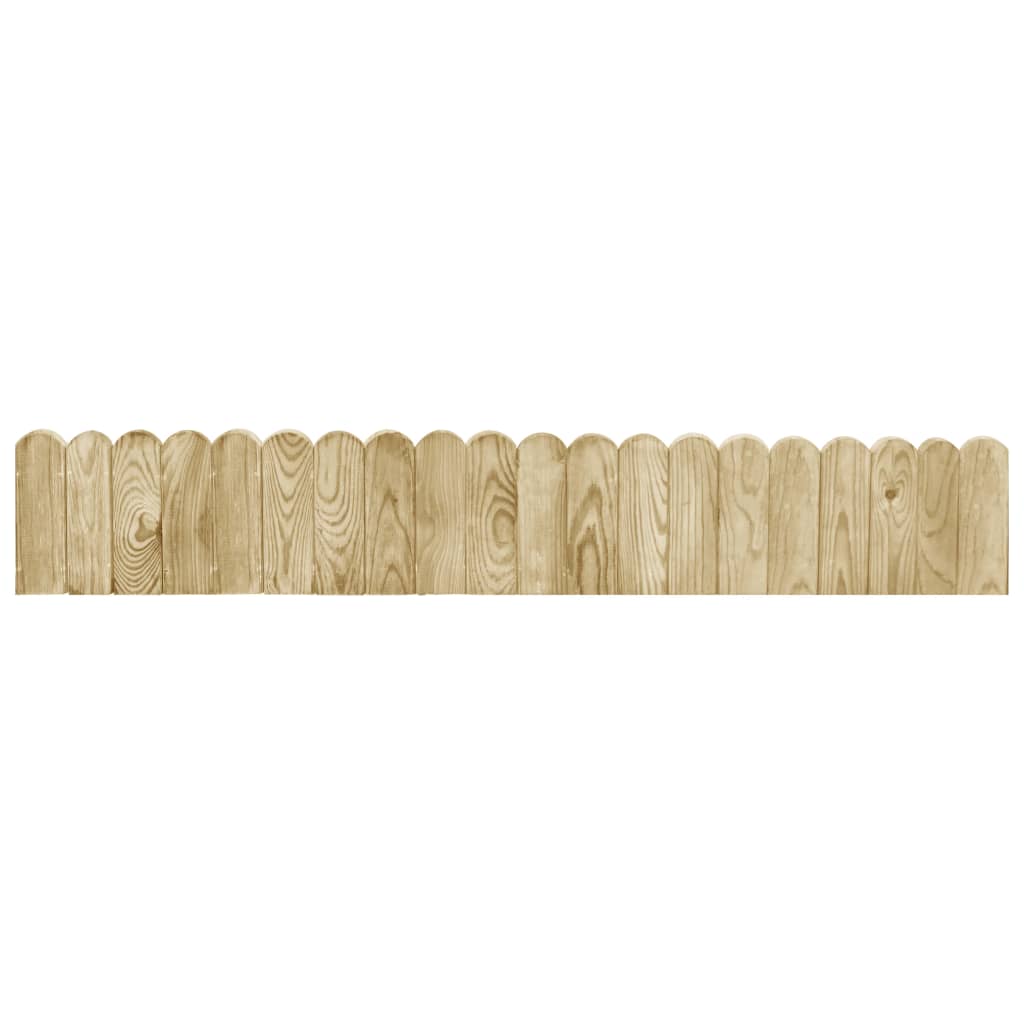 vidaXL Trávnikové lemy 2ks 120 cm impregnované borovicové drevo