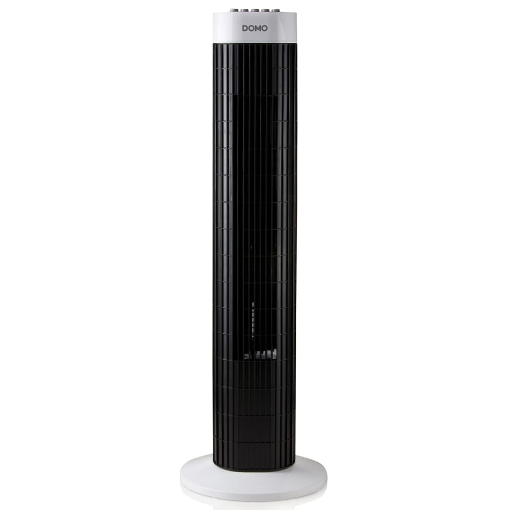 DOMO Vežový ventilátor 77 cm, 45 W, čierny DO8125