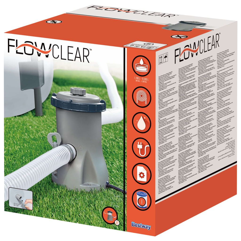 Bestway Flowclear Filtračné čerpadlo do bazéna 330 gal (1249 l)