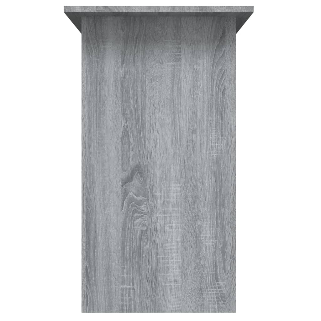 vidaXL Stôl sivý dub sonoma 80x45x74 cm spracované drevo