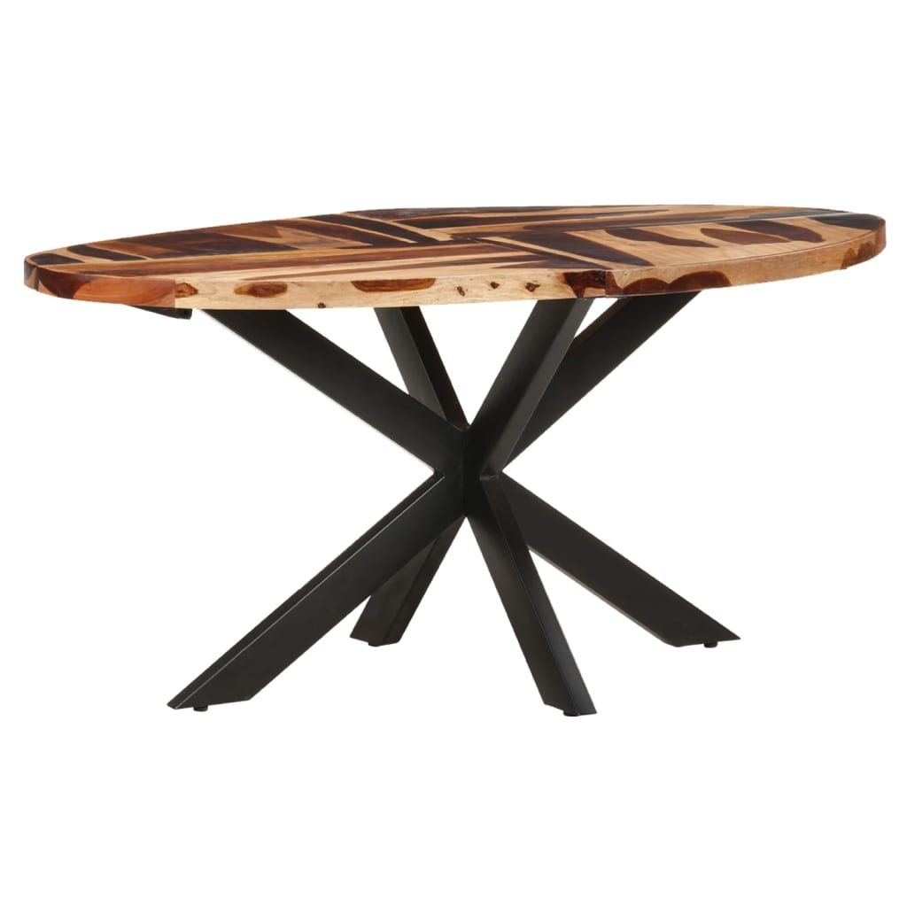 vidaXL Jedálenský stôl 160x90x75 cm masívne akáciové drevo so sheeshamovou povrchovou úpravou