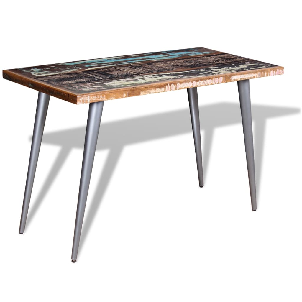 vidaXL Jedálenský stôl, recyklovaný masív 120x60x76 cm