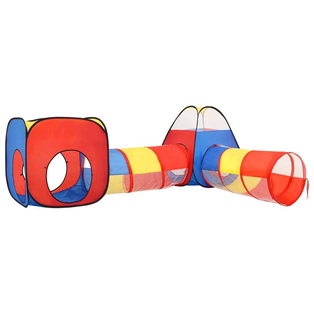 vidaXL Detský stan na hranie s 250 loptičkami farebný 190x264x90 cm
