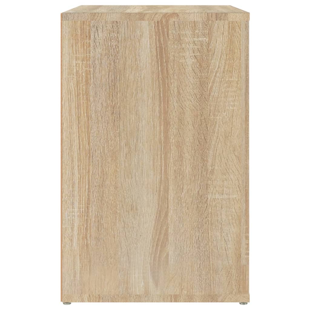 vidaXL Botník dub sonoma 130x35x54 cm spracované drevo