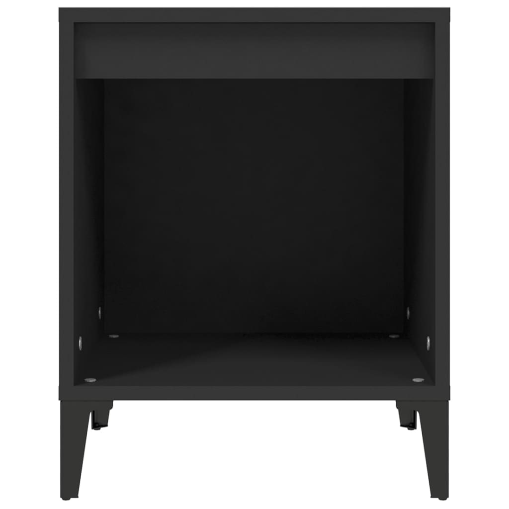 vidaXL Nočné stolíky 2 ks čierne 40x35x50 cm