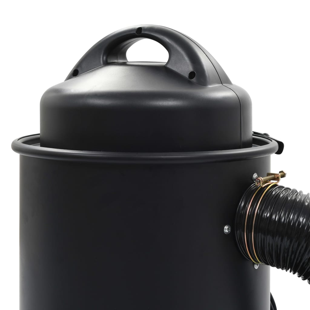 vidaXL Odsávač prachu s adaptérom, čierny 1100W