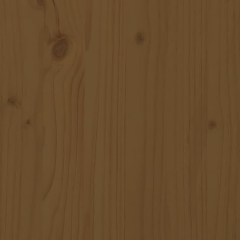 vidaXL Čelo postele medovo-hnedé 105,5x4x100 cm masívna borovica