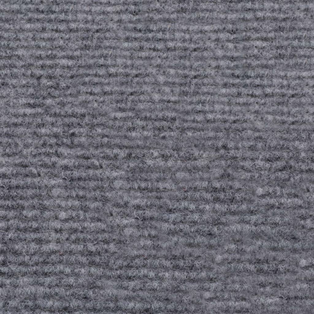 vidaXL Záťažový koberec, vrúbkovaný 1,2x10 m, sivý