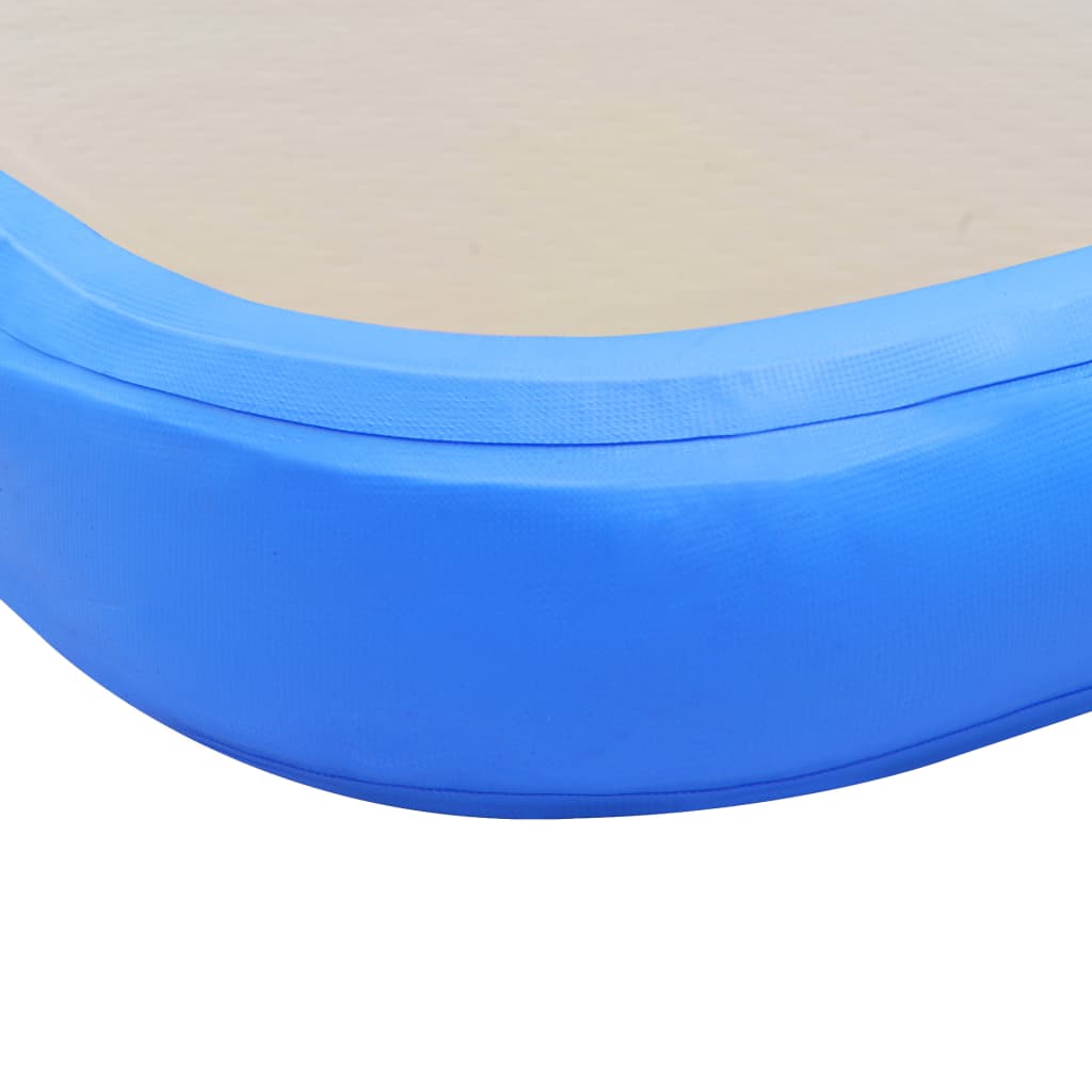 vidaXL Nafukovacia žinenka s pumpou 400x100x10 cm PVC modrá