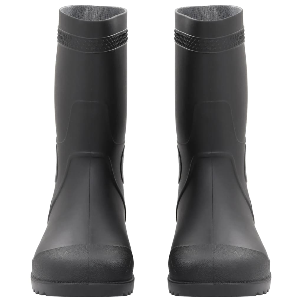 vidaXL Topánky do dažďa čierne veľkosť 45 PVC