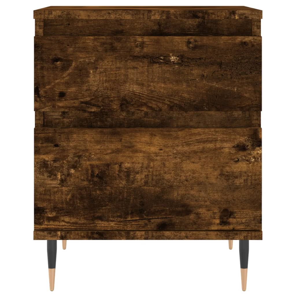 vidaXL Nočný stolík dymový dub 40x35x50 cm kompozitné drevo
