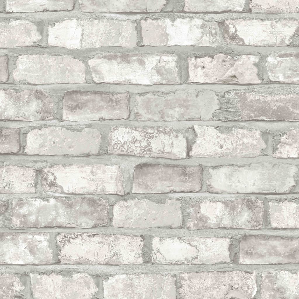 DUTCH WALLCOVERINGS Tapeta tehlový dizajn biela EW3104