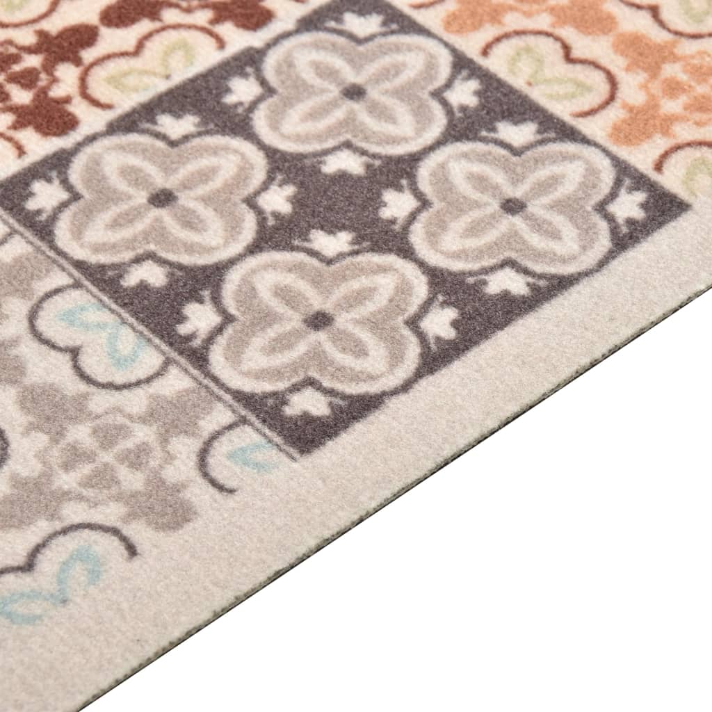 vidaXL Kuchynský koberec prateľný mozaiková farba 60x180 cm