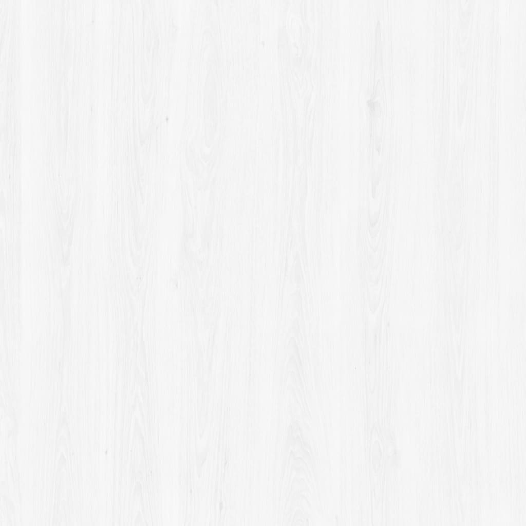 vidaXL Samolepiaca fólia na nábytok biele drevo 500x90 cm PVC