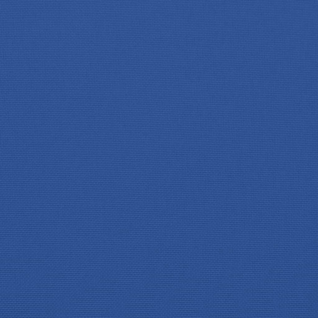 vidaXL Podložka na kreslo na terasu, kráľovsky modrá (75+105)x50x3 cm