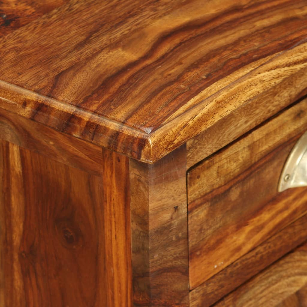 vidaXL Nočný stolík, 40x30x50 cm, masívne sheeshamové drevo