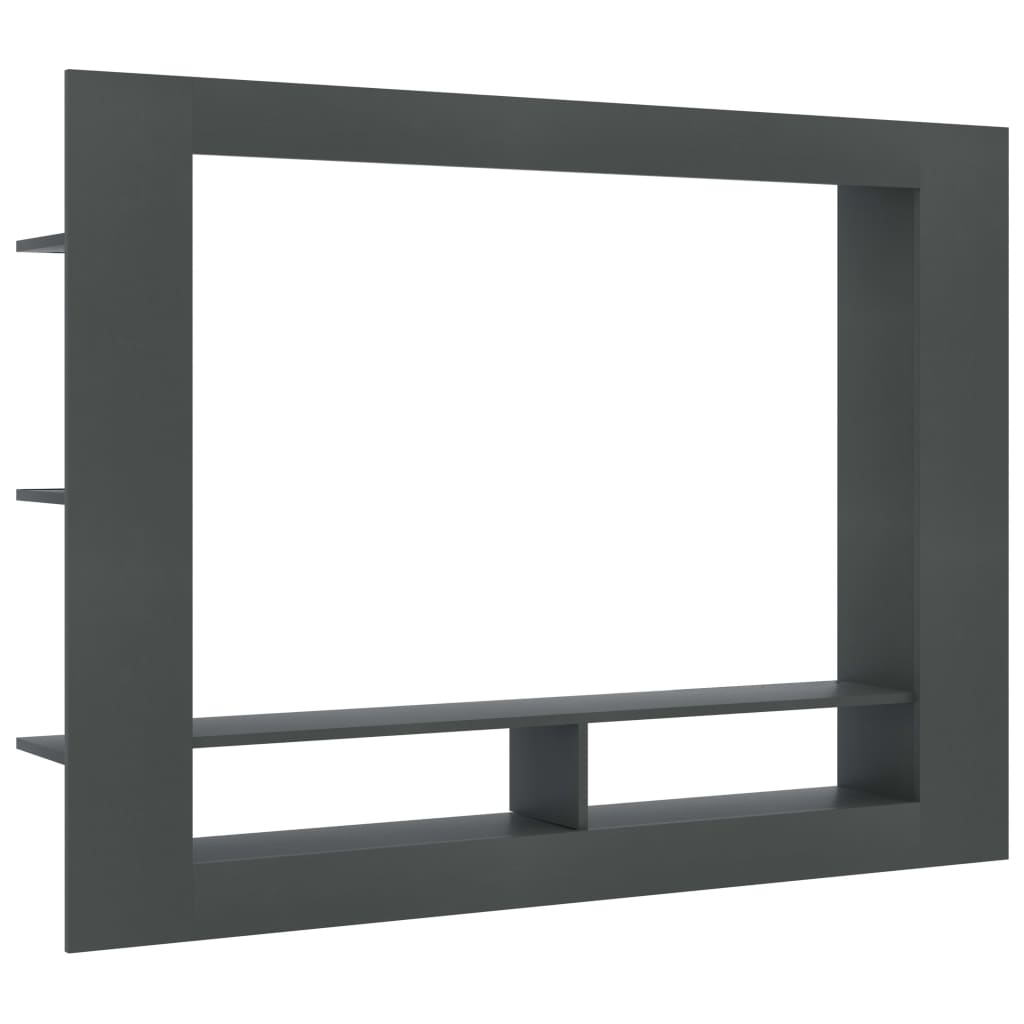 vidaXL TV skrinka, sivá 152x22x113 cm, kompozitné drevo