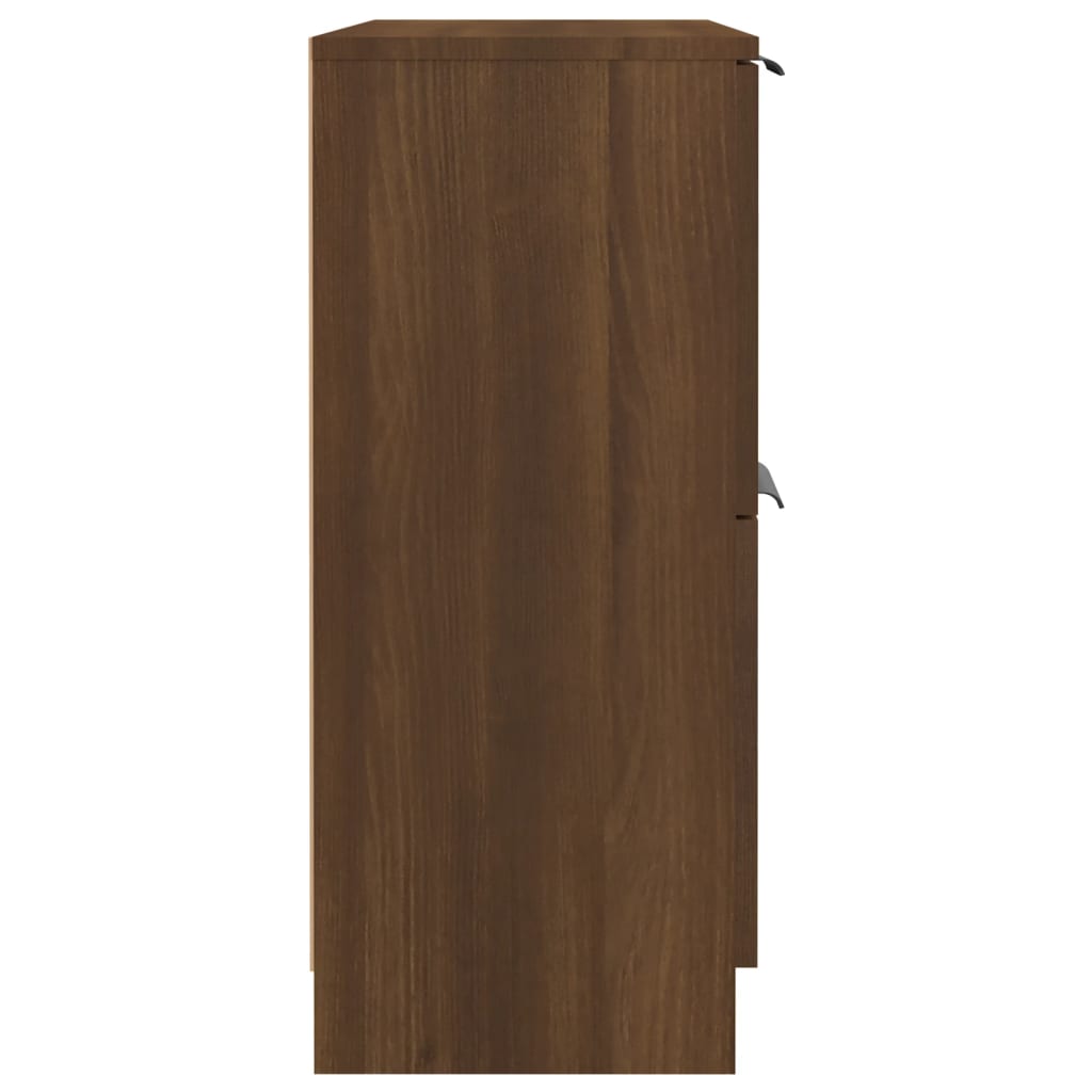 vidaXL Komoda hnedý dub 60x30x70 cm spracované drevo